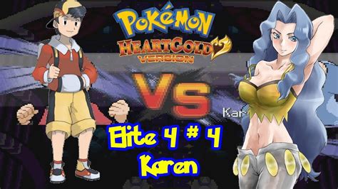 Let S Play Pokemon Heartgold Elite Karen So Hot She Broke My