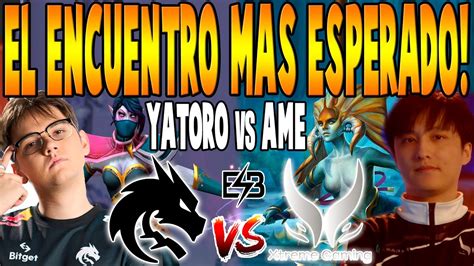 Team Spirit Vs Xtreme Gaming Bo Yatoro Collapse Vs Ame Xm