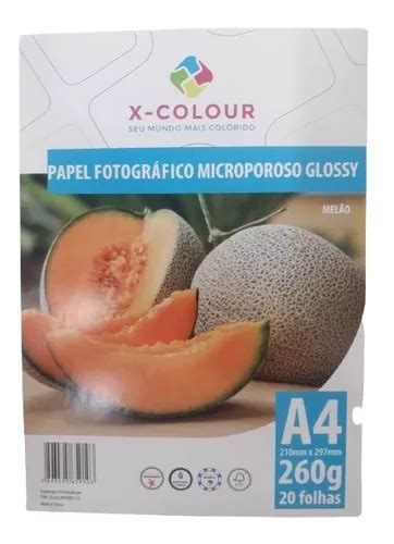 20 Papel A4 Fotográfico Microporoso Glossy 260g Profissional MercadoLivre