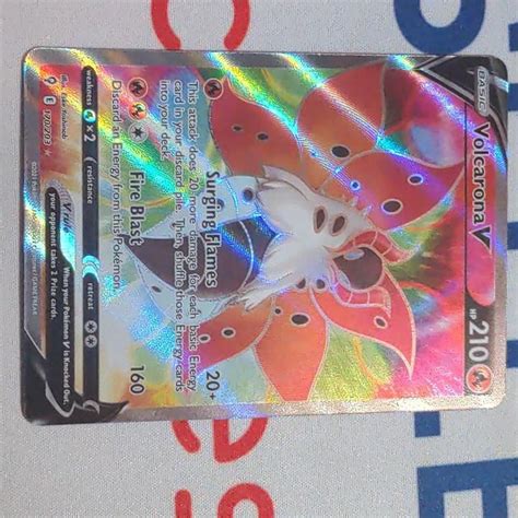 Verified Volcarona V Ultra Rare Evolving Skies Pokemon Cards Whatnot