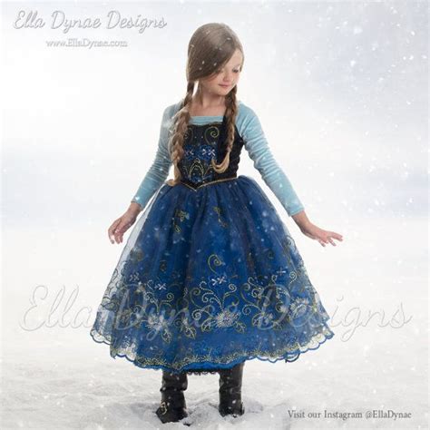 Anna Princess Costume Disney Frozen Inspired Etsy Disfraz Princesa