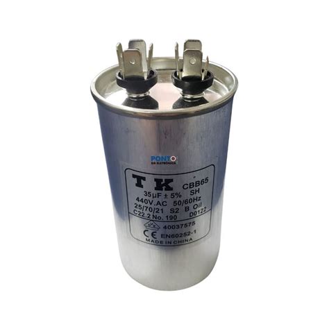 Capacitor Polipropileno Uf X Vac Cbb Tk