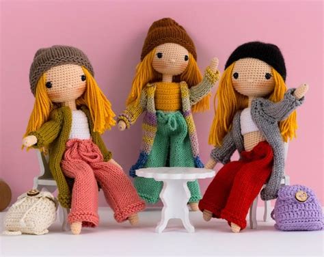 Ami Sneakers Doll Amigurumi Crochet Pattern For Basic Doll Body