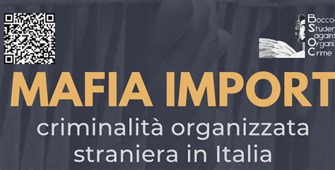 Mafia Import Criminalit Organizzata Straniera In Italia Bocconi