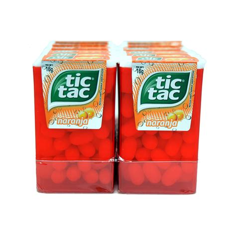 Tic Tac Pastillas Naranja Fresh Breath Mints Orange Flavor Candies 16