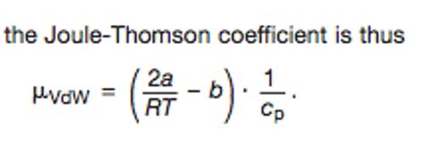 Solved Calculate The VdW Estimate For JT Coefficient For CO2 Chegg