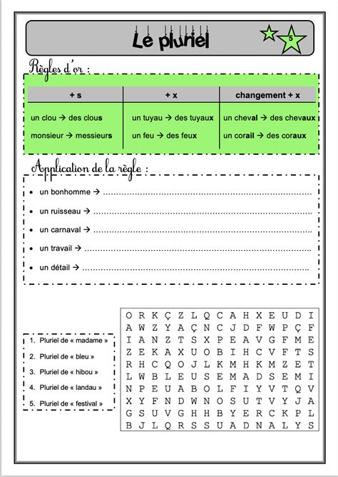 Dossier Orthographe P6