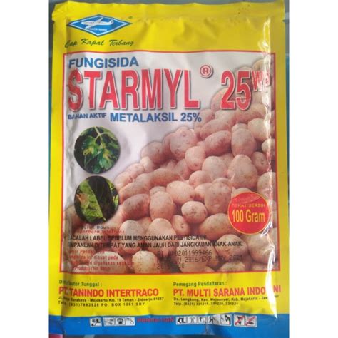 Jual Starmyl 25WP 100gr Fungisida Pencegah Dan Pembasmi Jamur Pada