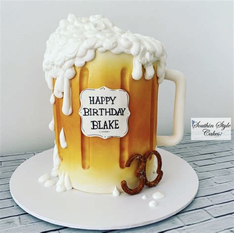 Beer Mug Cake Birthday Beer Cake Birthday Cake Beer Beer Cake