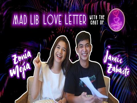 Mad Lib Love Letter With Zonia Mejia And Jamir Zabarte Gma Entertainment