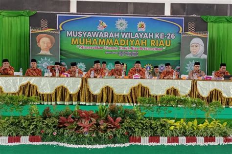 Musywil Ke 26 Muhammadiyah Dan Aisyiyah Riau Usai Digelar Ini Ketua