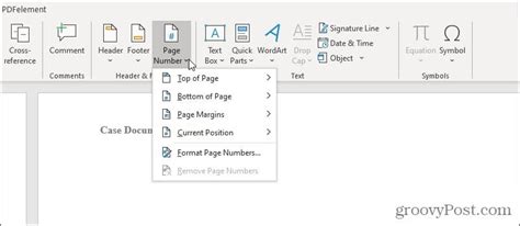 How to Work with Page Numbers in Microsoft Word