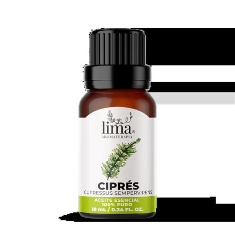 Aceite Esencial de Ciprés 10 ml Lima Aromaterapia