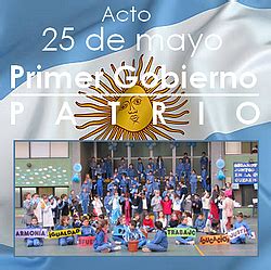 Acto De Mayo Primer Gobierno Patrio Primaria Csa