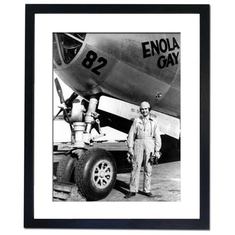 Col Paul W Tibbets Jr His Famous ARF B Superfortress Enola Gay Framed Print