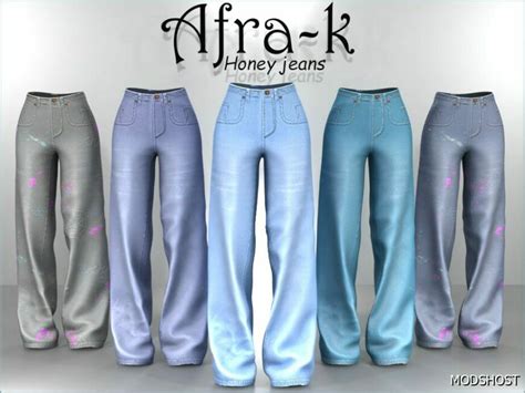 Honey Bxby Afra K Jeans Sims 4 Clothing Mod Modshost