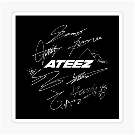 ALL Signature ATEEZ Official Nimfomane