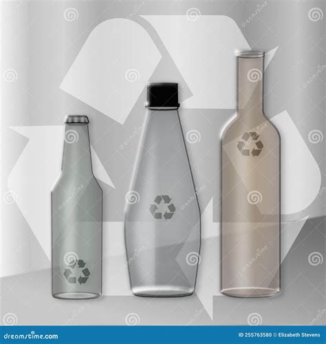 Please recycle glass stock illustration. Illustration of recycling