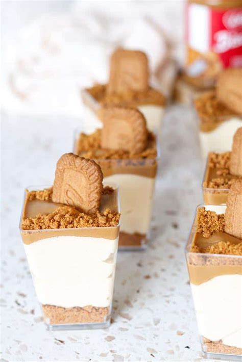 No Bake Lotus Biscoff Cheesecake Cups