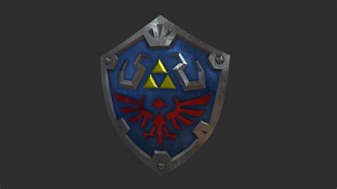 Hylian Shield Download Free 3d Model By Lucaspresoto [340fb15] Sketchfab