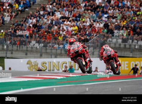 The 2022 Edition Of The Austriangp In Red Bull A1 Ring Circuit Where