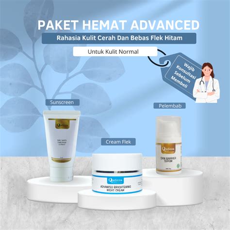 Jual QADIZZA PAKET ADVANCED BRIGHTENING For Normal Skin Rekomendasi