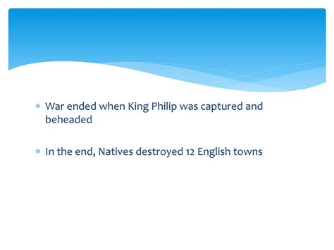 King Philips War Occurred Ppt Download