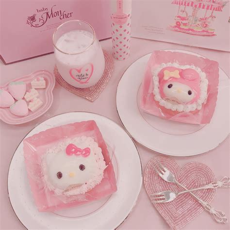 Pin By Helen Elena On Pretty And Pink Cute Desserts Kawaii Dessert Pink Foods