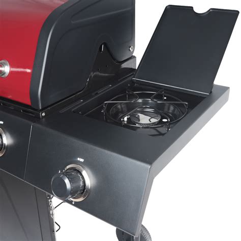 Revoace 4 Burner Propane Gas Grill With Side Burner Red Sedona Gbc1748wrs