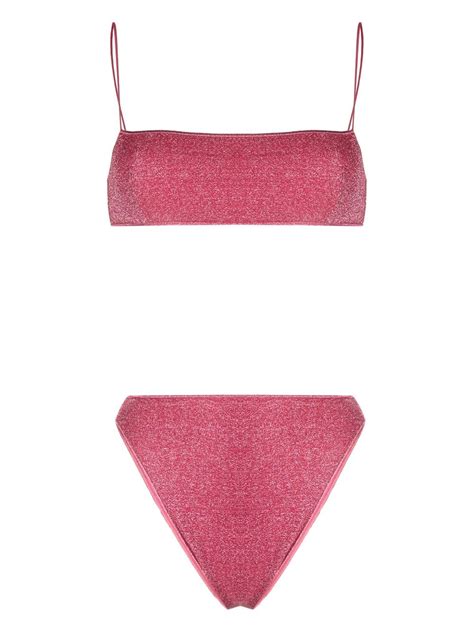 Oséree glitter detail Bikini Set Farfetch