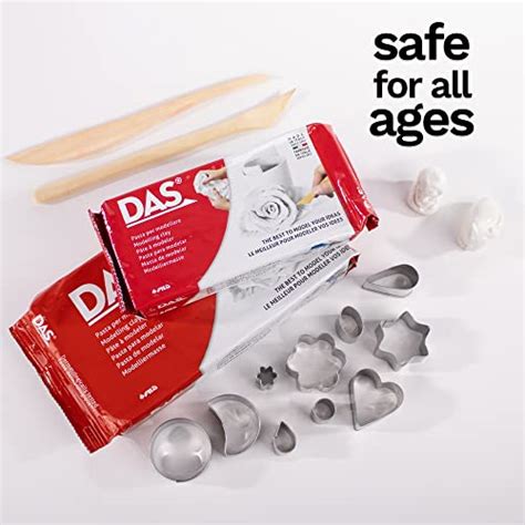 DAS Air Hardening Modeling Clay White Air Dry Clay 2 2lb Block