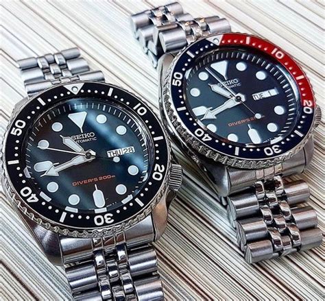 The Iconic Vintage Seiko Skx007 And Skx009 Pepsi Seiko Watches Watches For Men Seiko Skx