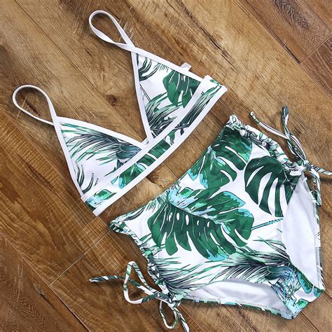 Buy Sexy Push Up Bikini High Waist Bikini Set Hollow