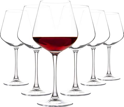 Amazon UMEIED Red Wine Glasses Set 20 Oz Set Of 6 Burgundy