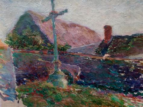 Proantic Landscape At Calvary Georges Barat Levraux Impressionist