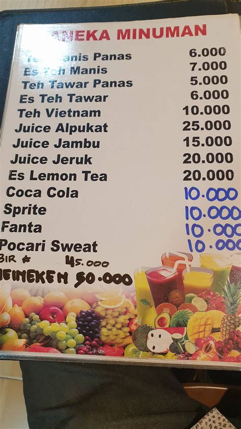Menu At Pho Vietnam Restaurant West Jakarta