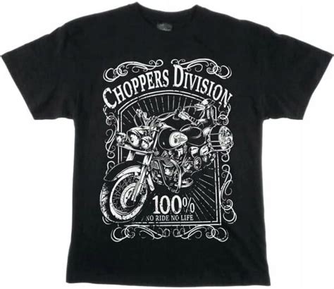 Odzież motocyklowa PROSPEED KOSZULKA TSHIRT LABEL CHOPPERS DIVISION