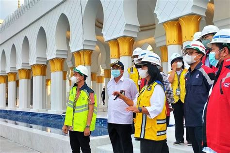 Foto Jokowi Dan Presiden UEA Bakal Shalat Di Masjid Raya Sheikh Zayed