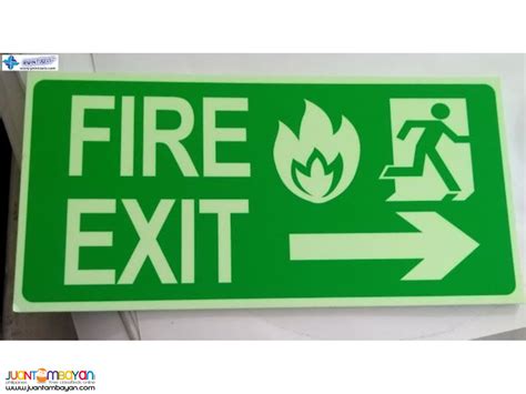 Glow In The Dark Fire Exit Signs Philippines