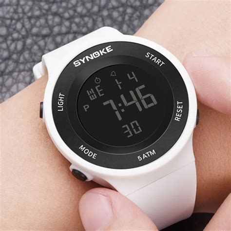 Спортивные часы для женщин Relogio Feminino цифровые часы 50 м ...