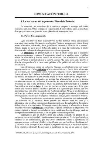 Estructura Del Argumento Pdf