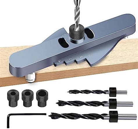 Dowel Jig Kit Self Centering Line Scriber Woodworking Tools Drill