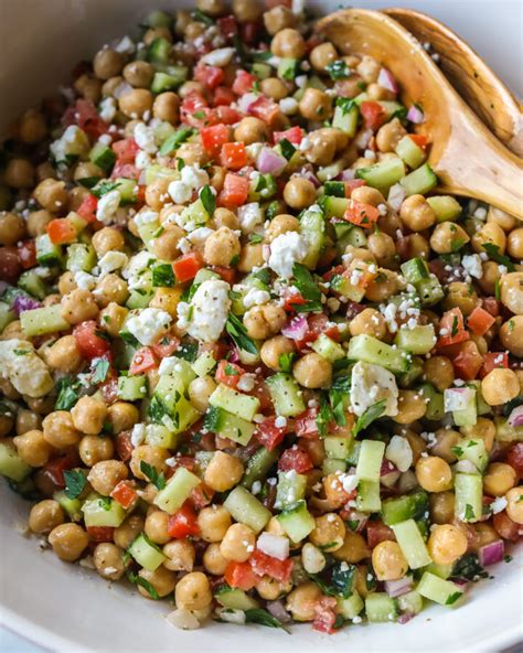 Chickpea Salad Her Wholesome Kitchen