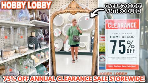 Omg Run To Hobby Lobby Right Now Off Annual Clearance Sale