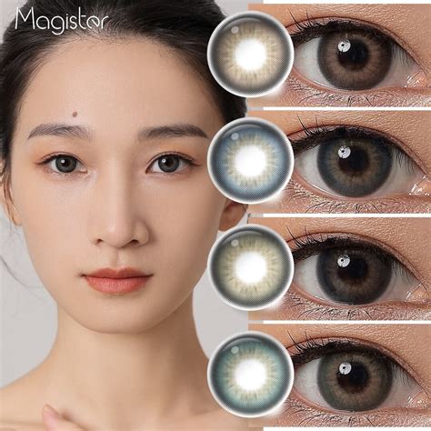 Colored Lenses Pair Color Contact Lenses For Eyes Cosmetics Beauty