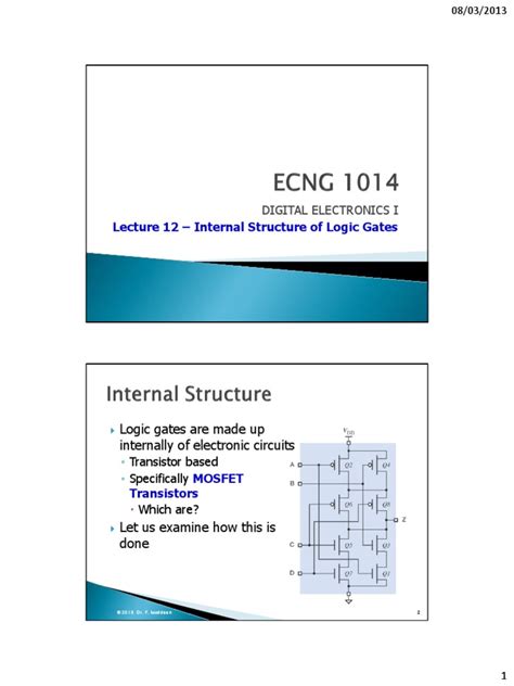 Pdf Lec Internal Structure Of Logic Gates Dokumen Tips