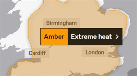 Amber Warning Issued For Extreme Heat In England And Wales Uk News