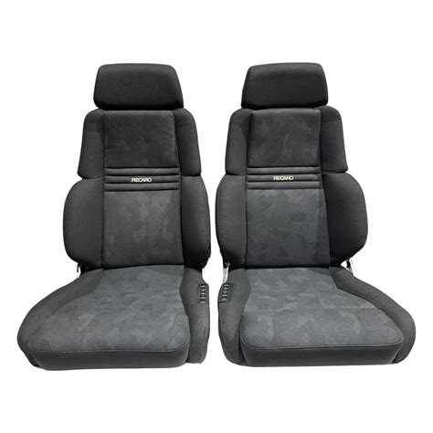 Recaro Seats Orthopaed 94 Electrics Black Nardo Artista Used Pair