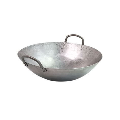 Wok Tradicional Chino 46 Cms De Diametro Con Asas Kitchen Plus