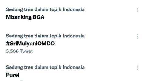 Mbanking BCA Jadi Trending Topic Di Twitter Warganet Serbu Akun BCA